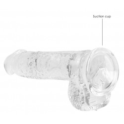 Real Rock Crystal Gode Crystal Clear 12 x 3cm Transparent